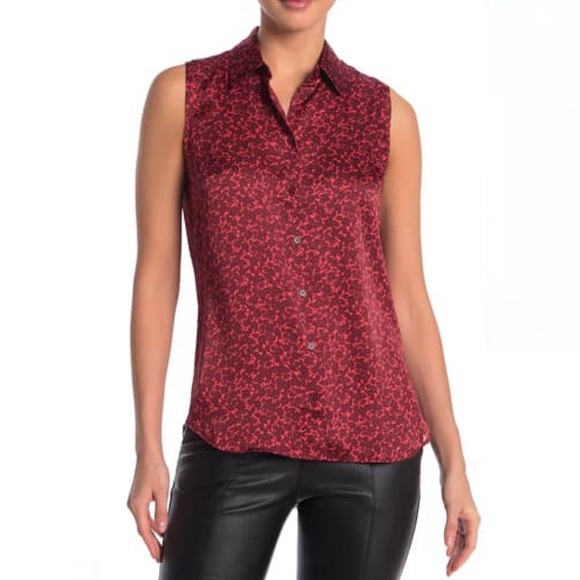 Equipment  Floral Sleeveless Blouse  Size SP - Picture 2 of 14